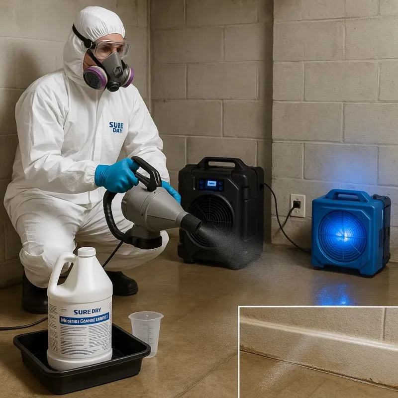 Sanitization and Odor Removal process in Burlingame, CA